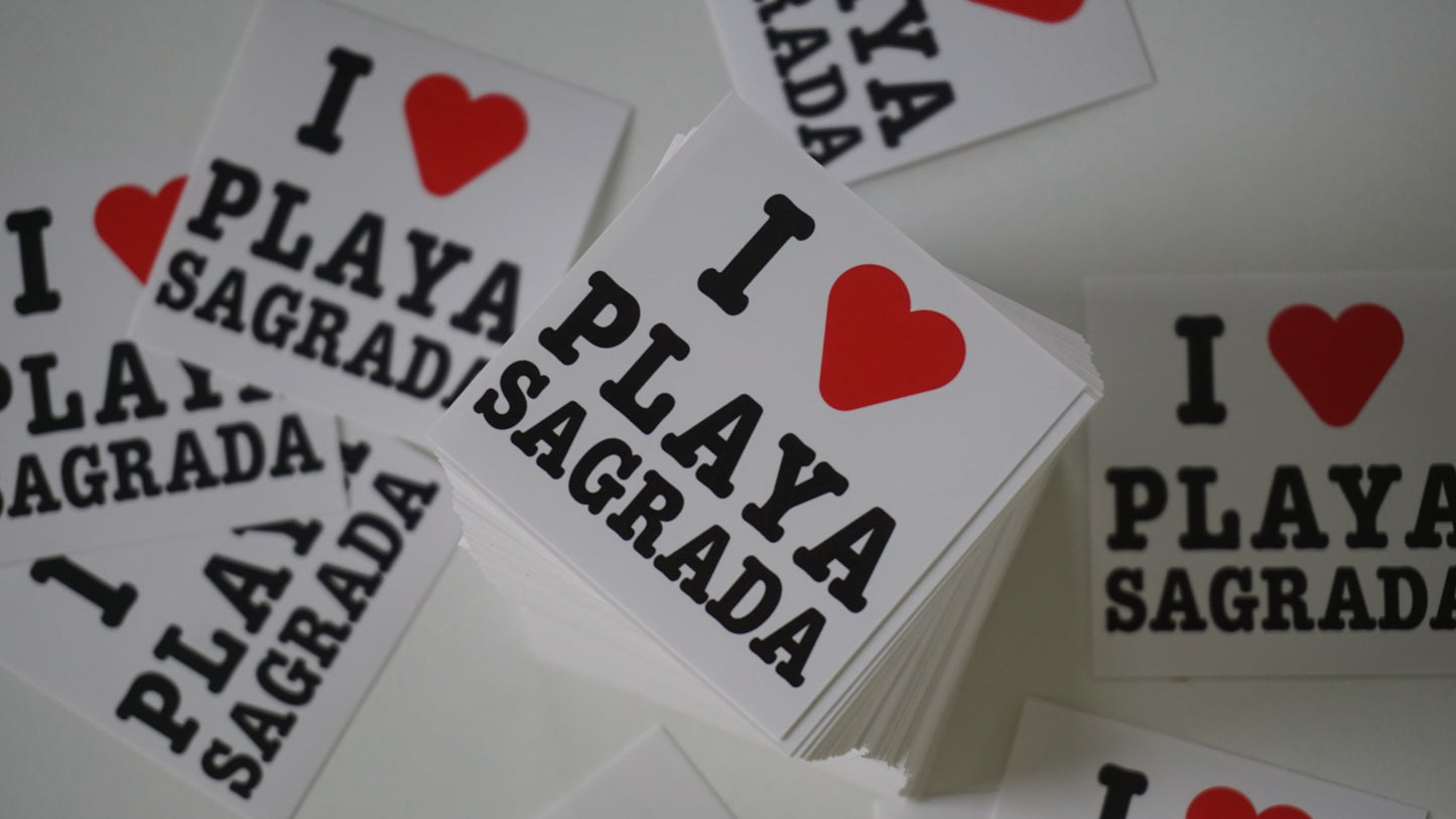 I ❤️ PLAYA Sticker (3er Pack)