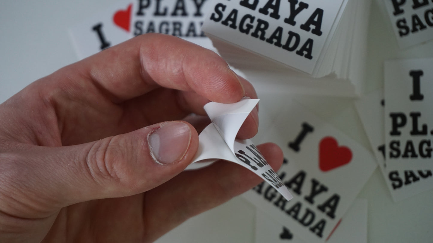 I ❤️ PLAYA Sticker (3er Pack)